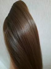 Eunice-coletero largo y recto con Clip en la cola, postizo con horquillas, extensiones de cabello sintético