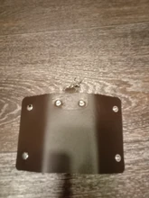 Llavero PU de las mujeres de los hombres de llaveros cartera cubierta de Hasp de moda billeteras para llaves organizador de bolsa de almacenamiento de regalo creativo