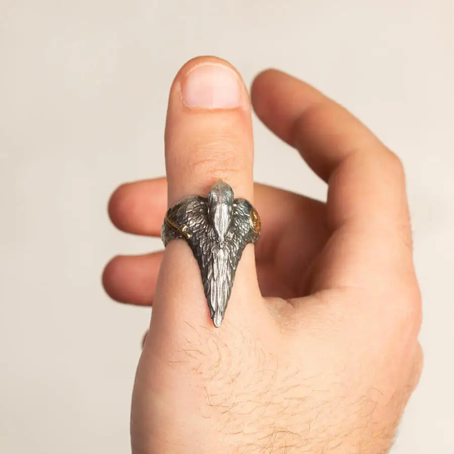 O7- dirilis-ertugrul-ring- eagle-ring-ottoman-ring-925-Sterling-Silver-Mens-Ring-Wedding-Men-Rings-Male-Jewelry-Rings-For-Men-Women-Rings-for-Women-Men-Jewelry-Retro-Flower-Men`s-Rings-Jewelry