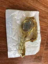 2021 nuevo y popular marca Oro arenoso de diamantes de imitación reloj de cuarzo Casual mujeres completa de acero Relojes de lujo reloj femenino