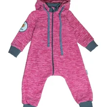 Комбинезон флисовый "Меланж роза"