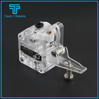 

3D Printer Transparent BMG Extruder Clone Dual Drive Extruder upgrade Bowden extruder 1.75mm filament for CR10 Ender 3 pro Bluer