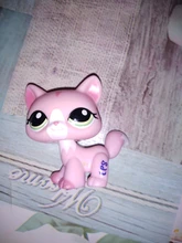 Colección de mascotas pequeñas, perro de juguete Original de alta calidad, modelo de muñeca móvil, regalo para chico