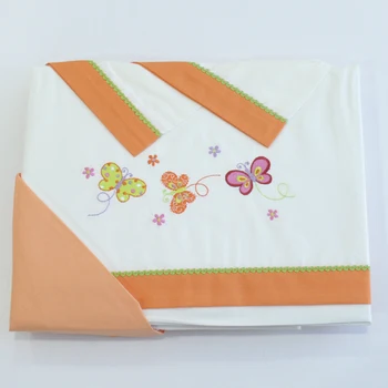 

Bed sheets lullaby orange butterflies