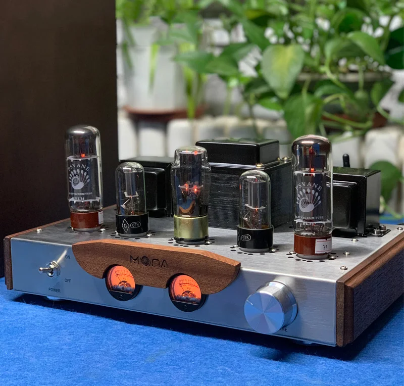 Himing Mona MN34W EL34 Tube Amplifier HIFI EXQUIS Rivals Wood Version Integrated Single-Ended Handmade Amp