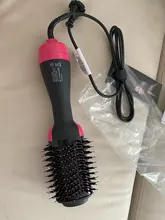 Secador de pelo 2 en 1 de un paso, cepillo de aire caliente, rizador, secador eléctrico, herramientas de estilismo para el cabello