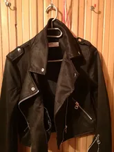 Coats Jackets Biker-Zipper Faux-Leather Suede Motorcycle Thick Winter Women Lady Autumn