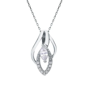 

Silver Pendant with cubic zirconia sunlight sample 925
