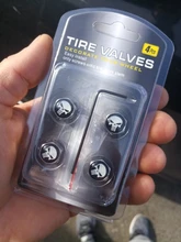 Yawlooc-emblema de calavera antirrobo para neumático de coche, tapa de válvula de neumático, cubierta de aire, estilo de coche, camión, accesorios de motocicleta