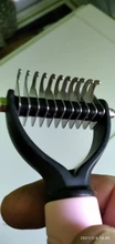 Comb Trimming Hair-Removal Deshedding-Brush Dematting Long-Hair Dog Curly Double-Sided