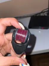 Aguja de rodillo cutáneo para el cuidado de la piel, herramienta para el cuidado de la piel, 540mm/0,2mm/0,25mm, titanio, 0,3
