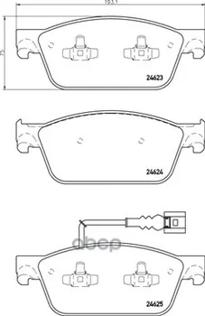 

Brake disc pads front. VW Multivan V (7hm 7hn 7HF 7ef 7em 7EN) 04/03-08/15/VW mu Brembo item No. p85141
