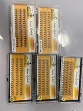 Extensiones de pestañas de extensión, 60 mechones de pelo Natural y grueso, Faux cils, Envío Gratis