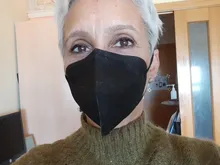 Mascarilla FFP2 de 5 capas, máscara CE FPP2, FPP2, reutilizable, color blanco y negro, certificado fpp2, 100 Uds.