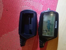Envío Gratis nuevo B9 caso llavero para la versión rusa starline B9 B6 A91 A61 LCD dos coche Control Remoto/transmisor FM