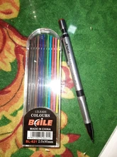 Lápiz mecánico de 2,0mm 2B, lápiz de actividades de escritura y dibujo, recambio de with12-color, papelería para oficina y escuela