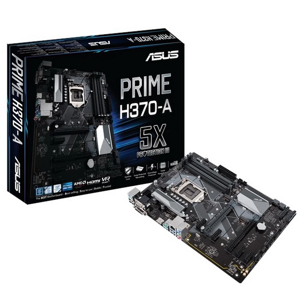 Материнская плата ASUS PRIME H370-A | Компьютеры и офис