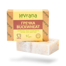 Косметика, натуральная косметика, Levrana, Леврана, Натуральное мыло, NHMS29, Натуральное мыло ручной работы Гречка, 100 гр
