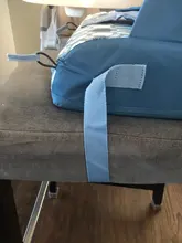 Cojín de refuerzo para bebé, almohadilla de silla aumentada para niños, antideslizante, impermeable, cojín para comedor, silla ajustable