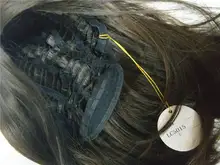 HENRY MARGU-pelucas sintéticas rectas, color negro y marrón, con resalte para mujeres, parte media, longitud del hombro, pelo Bobo resistente al calor