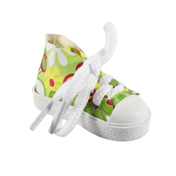 

Ar1049 sneakers with laces for keychain 7*3,5*4 cm (green)