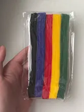 Ties Cable-Tie-Wire Loop-Wrap Colored-Plastics Nylon T-Type Reusable Zip-Bundle 50pcs