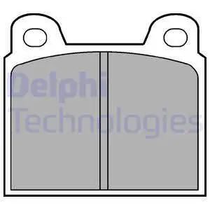 Колодки дисковые передние Opel Senator/Monza 2.0-3.0E 78-90 DELP