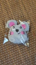 New Catnip Toy, Huggie the Gray Mouse, Fun Cat Toy with Real Catnip Inside