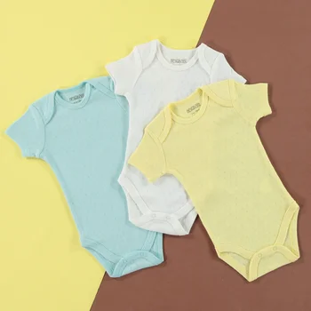 

ebebek HelloBaby Baby Boy Jacquard Short Sleeve Bodysuit 3 pcs