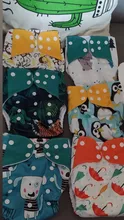 [Simfamily]-Conjunto de pañales para bebé, pañal de tela lavable reutilizable, cubierta ajustable ecológica, 3-15kg