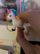 WKOUD-llavero con unicornio de cuento de hadas para mujer y niña, Soporte para Llaveros de caballo, llavero de aleación, regalo, joyería