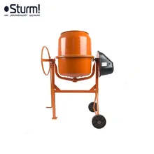 CM20180 Бетономешалка Sturm!, 1200 Вт, 180 л, 28 об/мин, чугунный венец, пластик кожух