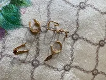 3PC latón serpiente pendiente Clips sin Piercing Punk Clip no perforado pendientes puños de oído para los hombres y las mujeres negro falso Piercing joyería