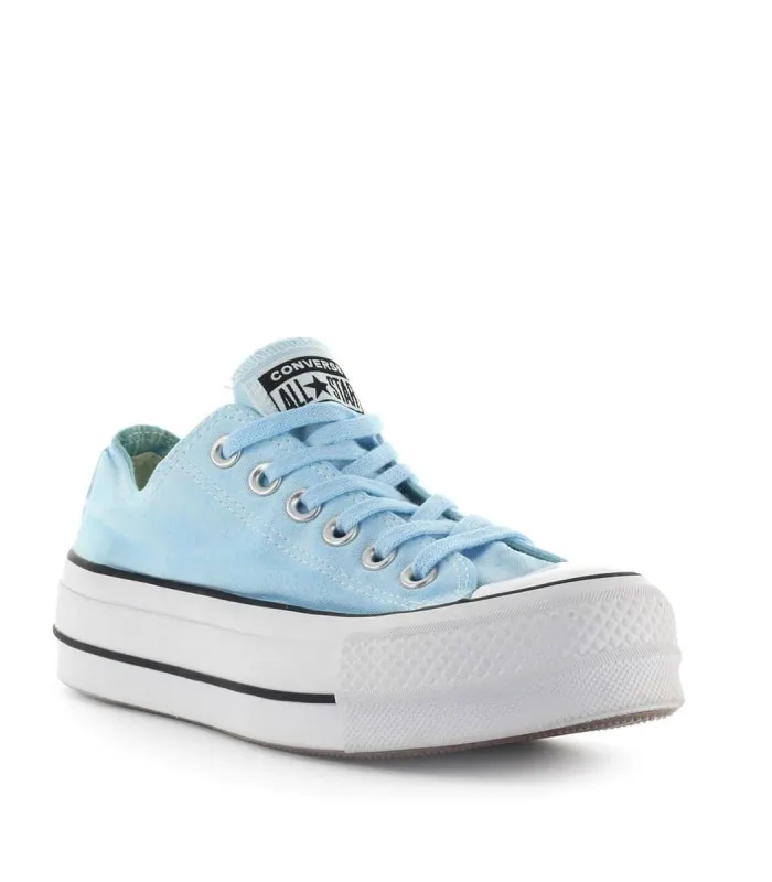 CONVERSE ALL STAR CHUCK TAYLOR OX светильник синие кроссовки на платформе