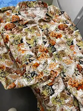 Camisas ajustadas con estampado de flores para hombre, camisa Floral de manga larga, Tops informales de talla grande, camisetas vacacionales 2020