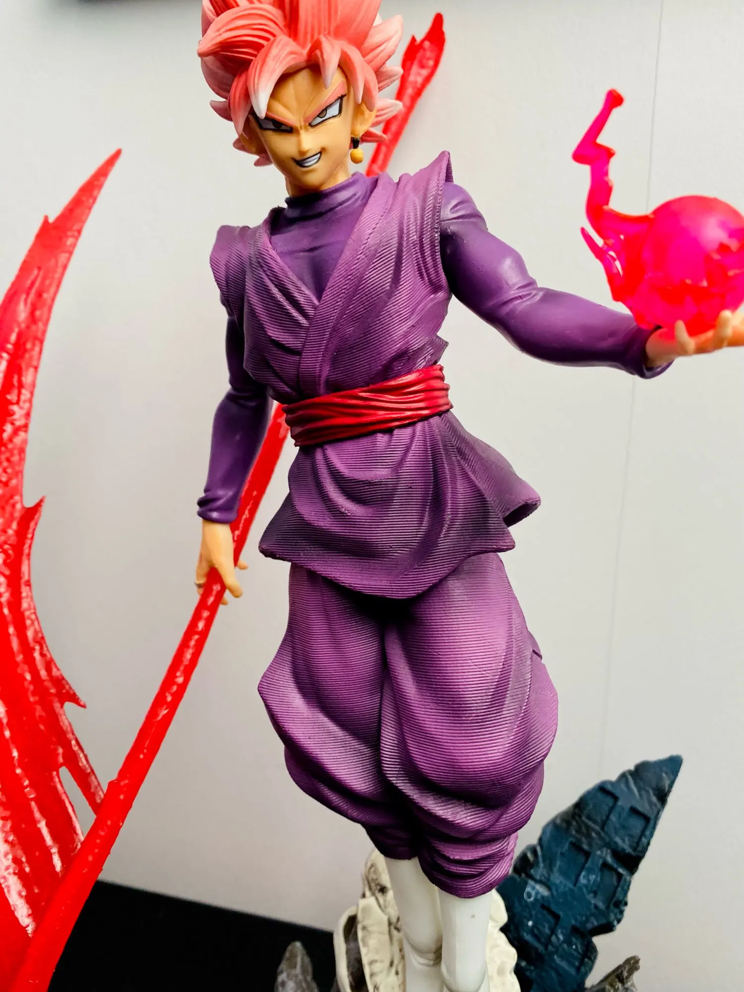 DRAGON BALL Super Saiyan ROSE Figure XENO Zamasu Figurine Son Goku 38cm Height Big Model Cool Desktop Ornaments photo review