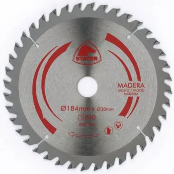 

WOOD CUTTING DISC 40 TEETH 184MM SHAFT 20 FOR CIRCULAR saw