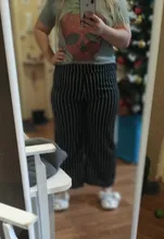 Leg-Pants Plaid Trousers Black Wide High-Waist Plus-Size Summer Women for Female Classic