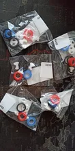 8Pcs/set Ceramic Disc Silicon Washer Insert Turn Replacement 1/2 For Valve Tap