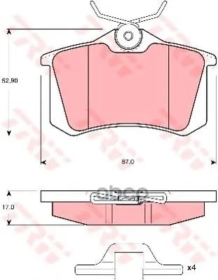 Gdb1328_=Gdb1458=Fdb1788 [1e0698451g]!Колодки Дисковые З Vw Gol