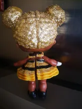 LOL SURPRISE-reina abeja con vestido y niños, conjunto de ropa brillante Punk boy con traje ostentoso con cuerpo de niño, juguete de colección