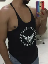 Camiseta de entrenamiento sin mangas para hombre, chaleco masculino deportivo de marca a la moda para fitness y musculación