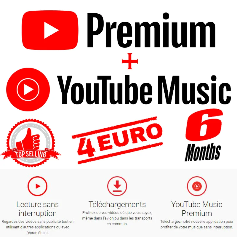 ✅Youtube Premium 3months-6months-1year-lifetime- Android