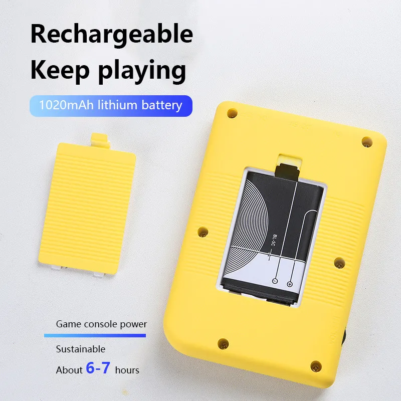 2022 NEW 800 IN 1 Retro Video Game Console Handheld Game Portable Pocket Game Console Mini Handheld Player for Kids Player Gift