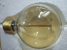 Spiral-Lamp Light-Bulb Filament Ampoule G95 T45 E27 Incandescent Retro Vintage G80 ST64