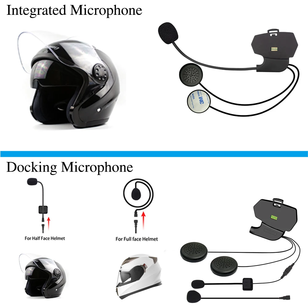 WAYXIN 2 шт. Bluetooth Интерком всадника FM мотоциклетный Шлем 1000 м мото домофон шлем