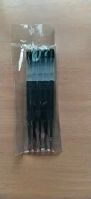 Bolígrafo de tinta de Gel azul y negro, alta calidad, para oficina de estudiante de la escuela, recargas de bolígrafo de papelería, 5 uds., nuevo