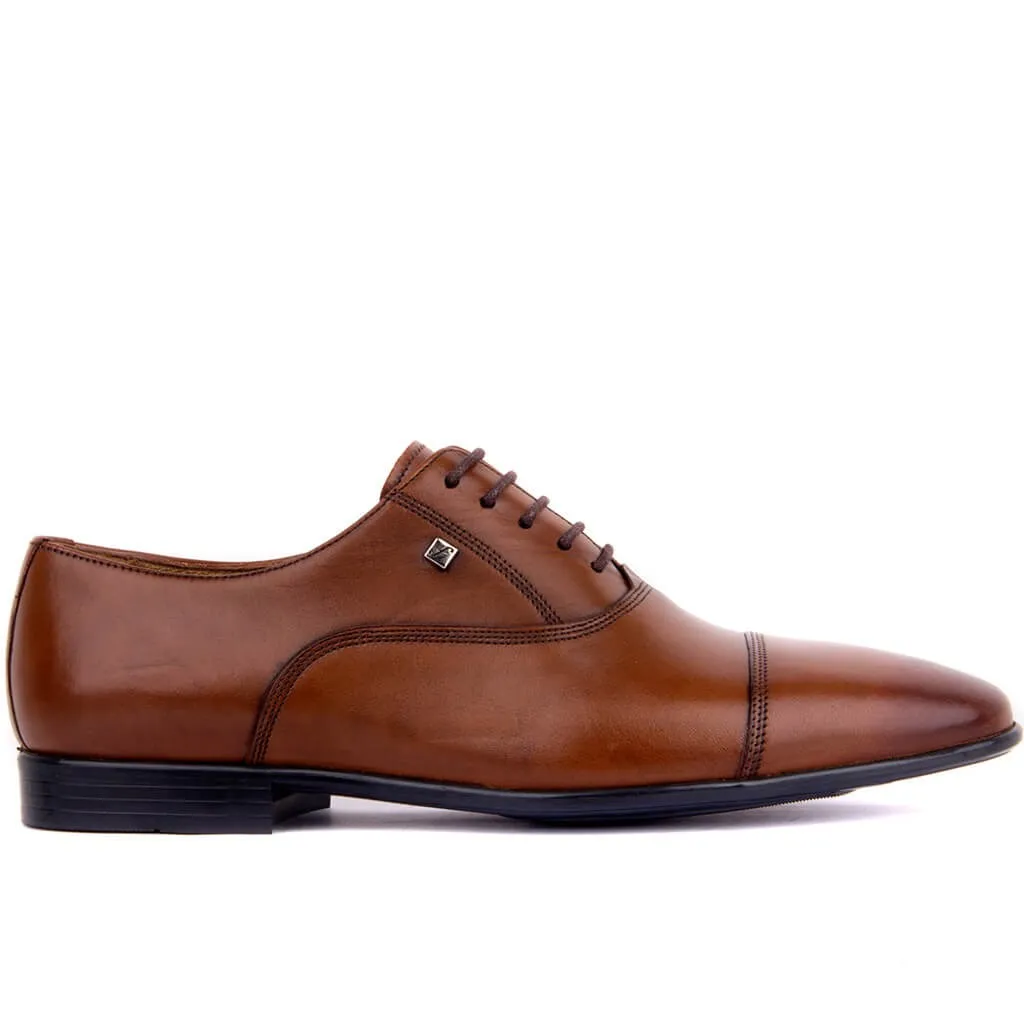 

Fosco-Tan Leather Men 'S Classic Shoes