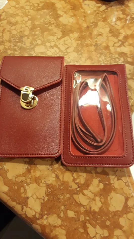 Touchable PU Leather Change Bag - giftpockets photo review
