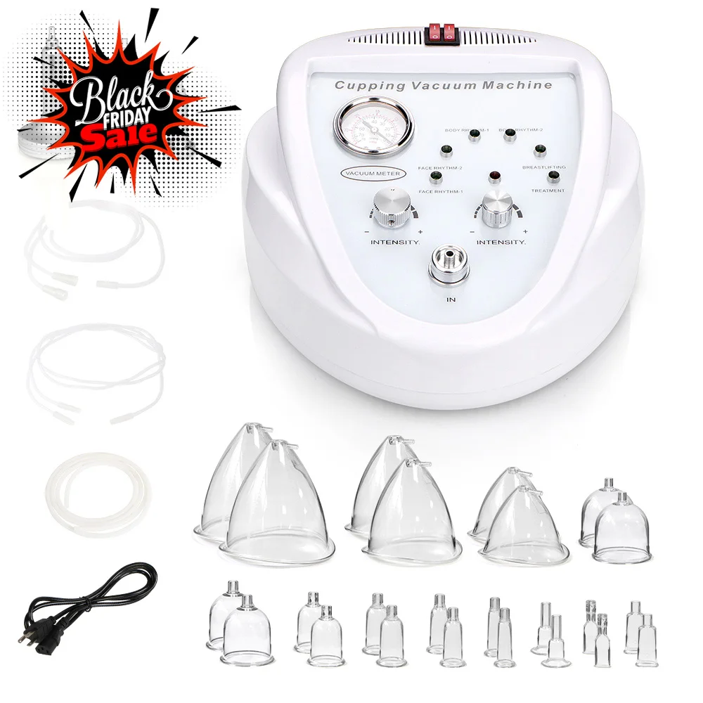 

Vacuum Massage Therapy Machine Enlargement Pump Lifting Breast Enhancer Massager Cup Body Shaping Beauty Device 100~240v